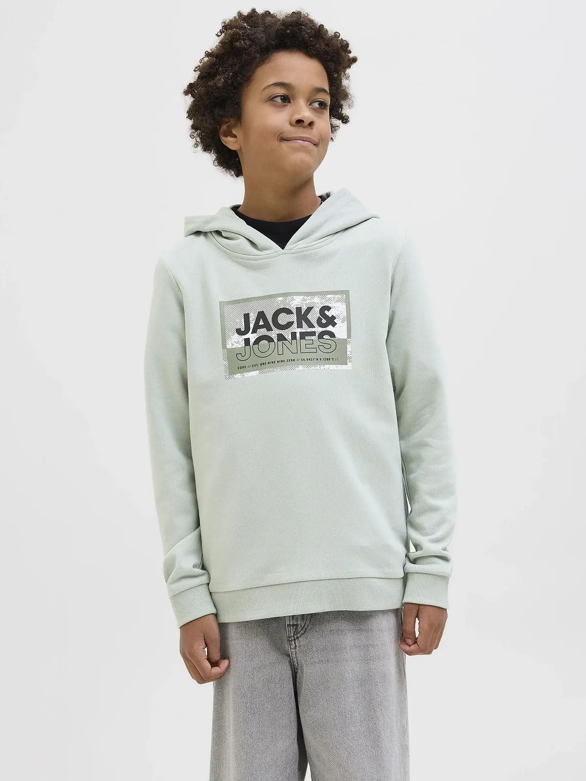 Худи JACK & JONES для мальчика с принтом, Junior, фото №2