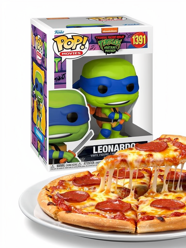 Фігурка Funko Pop Фанко Поп Черепашки-ніндзя TMNT Леонардо Leonardo Ninja Turtles 10см №1391, фото №3 Фігурка Funko Pop Фанко Поп Черепашки-ніндзя TMNT Леонардо Leonardo Ninja Turtles 10см №1391, фото №3