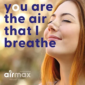 Пластирі для носа Air Max 30 прозорих шт. Покращують сон, зменшують хропіння synthetic.ua - Фото 1