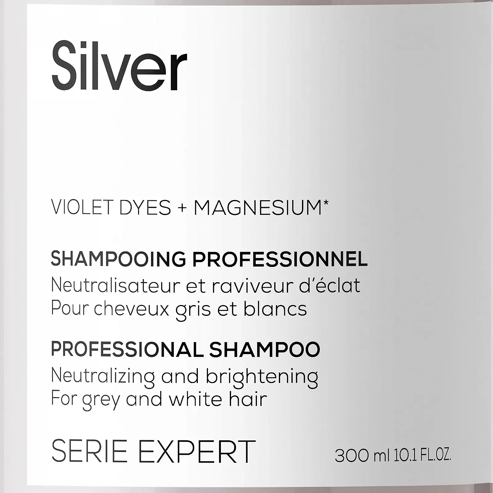 Шампунь L'Oréal Professionnel Expert Silver для нейтрализации желтизны для белых, седых и осветленных волос, фото №9 Шампунь L'Oréal Professionnel Expert Silver для нейтрализации желтизны для белых, седых и осветленных волос, фото №9