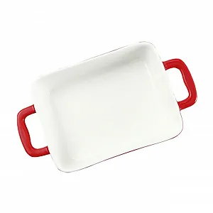 Керамічна форма для запікання Ciieeo з ручками BPA Frei багатофункціональна червона - Фото 1