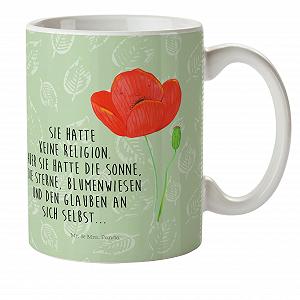 Дитяча чашка Mr. & Mrs. Panda Квітка Мак - Фото 1