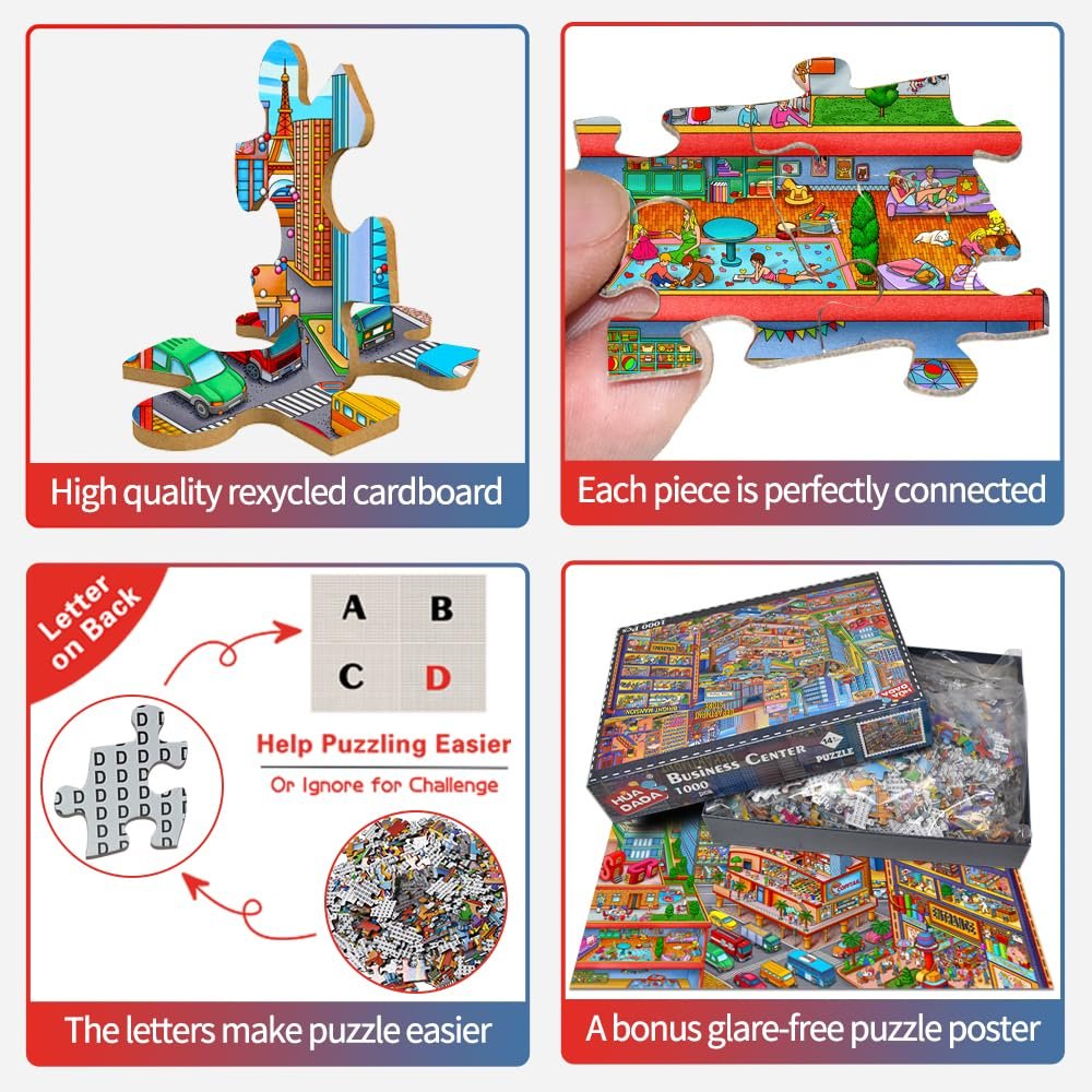 Пазл 1000 елементів Business Centre 70 x 50 см, фото №3