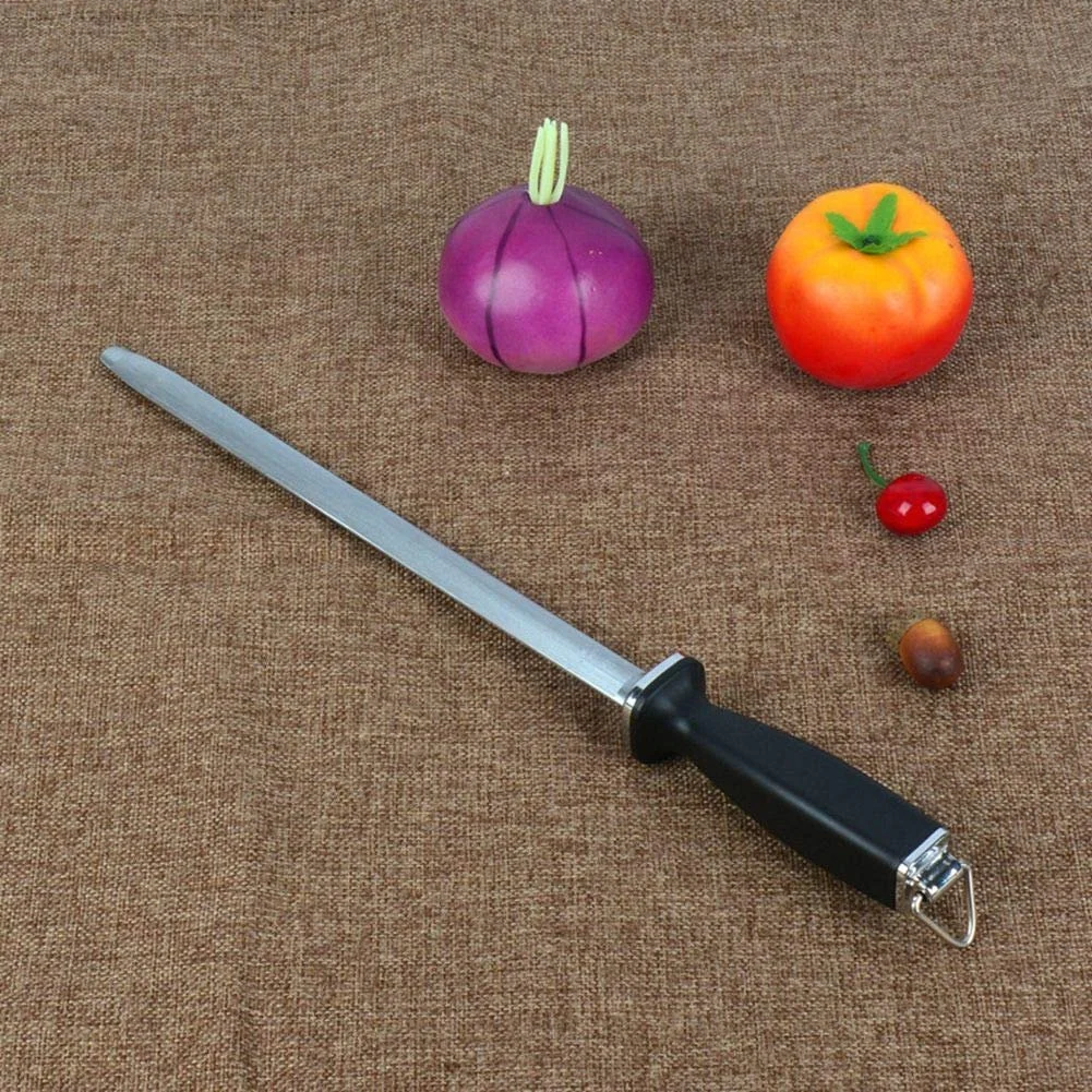 Мусат професійний 10 дюймів алмазний точильний стрижень для ножів, фото №5