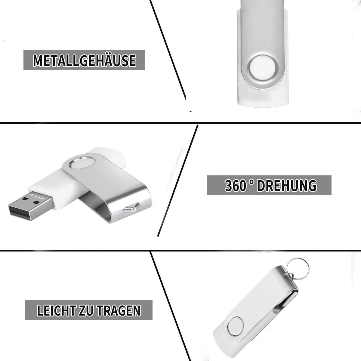 USB-флеш-накопичувач AreTop 32GB USB 2.0 Білий (10 шт.), фото №5 USB-флеш-накопичувач AreTop 32GB USB 2.0 Білий (10 шт.), фото №5