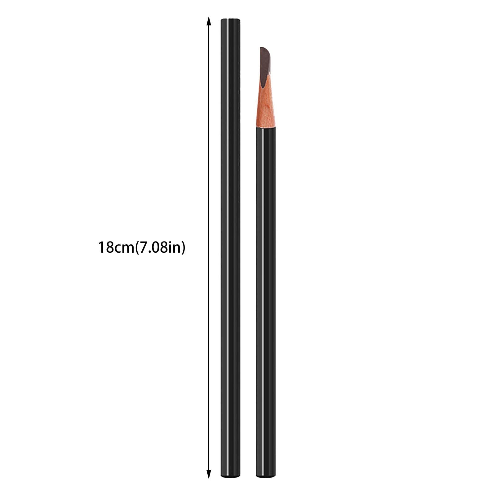 Трафарети для брів Perfect Beginners Водостійкий пензлик для брів Олівець для брів з довгим кінцем Набір для фарбування брів Середньо-коричневий (B, One Size), фото №6