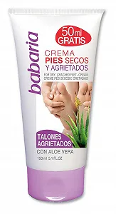 Крем для ног Babaria Aloe для сухой и потрескавшейся кожи 150 мл synthetic.ua - Фото 1
