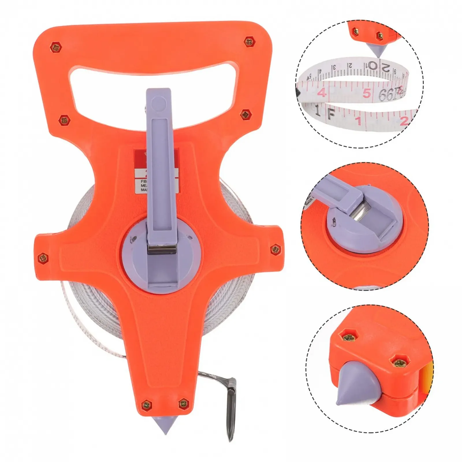 Рулетка Lurrose Инженерная Строительная Длинная Полевая, фото №7