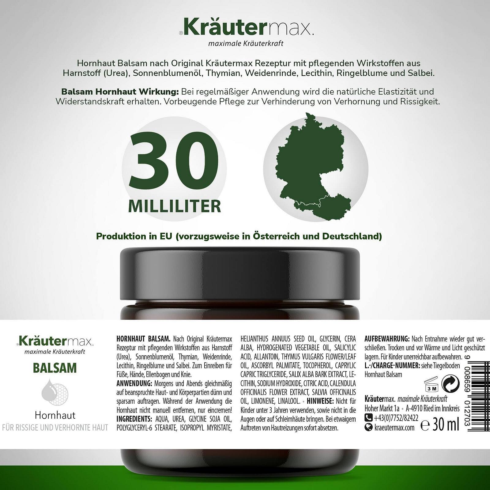Бальзам від мозолів Kräutermax Callus Balm 30 мл, фото №2