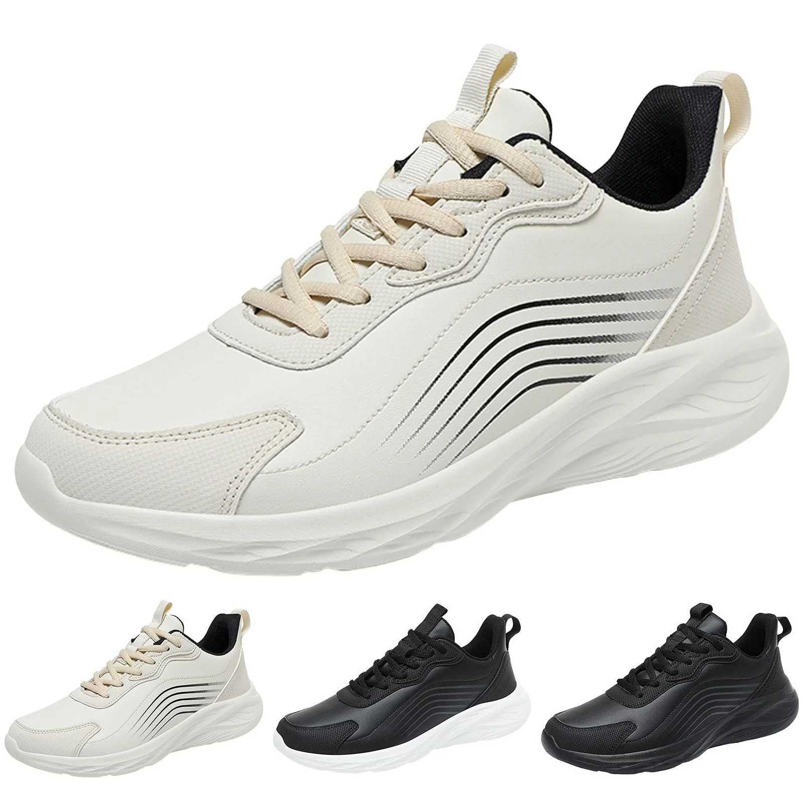 Кроссовки SRZYMJ Мужские Зимние Черные, фото №2