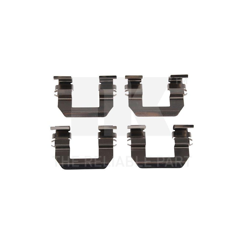 Комплект аксесуарів, гальмівні колодки NK 7935693 передній міст, фото №1