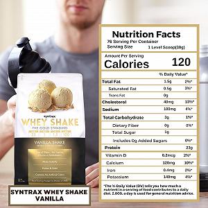 Протеин Syntrax Whey Shake 2.2 kg Vanila synthetic.ua - Фото 1