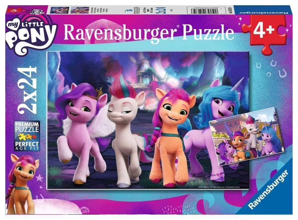 Детский пазл Ravensburger My Little Pony Movie 05235 2 x 24 элемента, фото №1