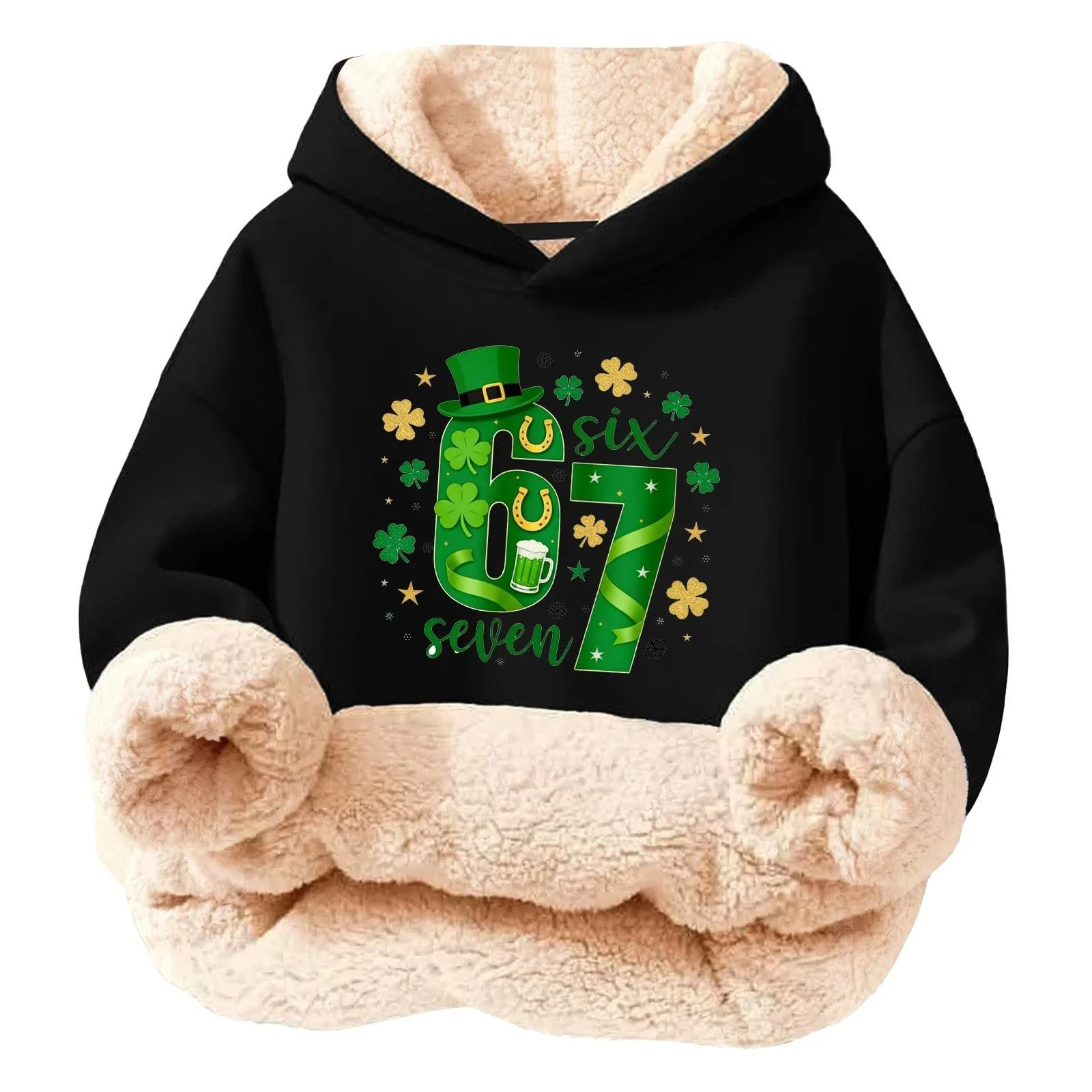 Толстовка 67 Prints Essentials Pullover для мальчиков-подростков, теплая, кофта, мягкий спортивный костюм, детский флисовый джемпер, флисовая куртка, фото №1