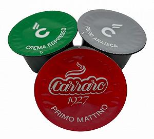 Набор Carraro кофе в капсулах 3 вкуса капсулы Lavazza Blue - Фото 1