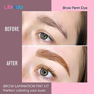 Набір Libeauty 2-в-1 Підйом і Фарбування Вій - Коричневий для Завитих і Темніших Вій synthetic.ua - Фото 1