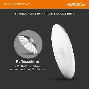 Диффузор для зонта Walimex Reflex 180 см Белый synthetic.ua - Фото 1