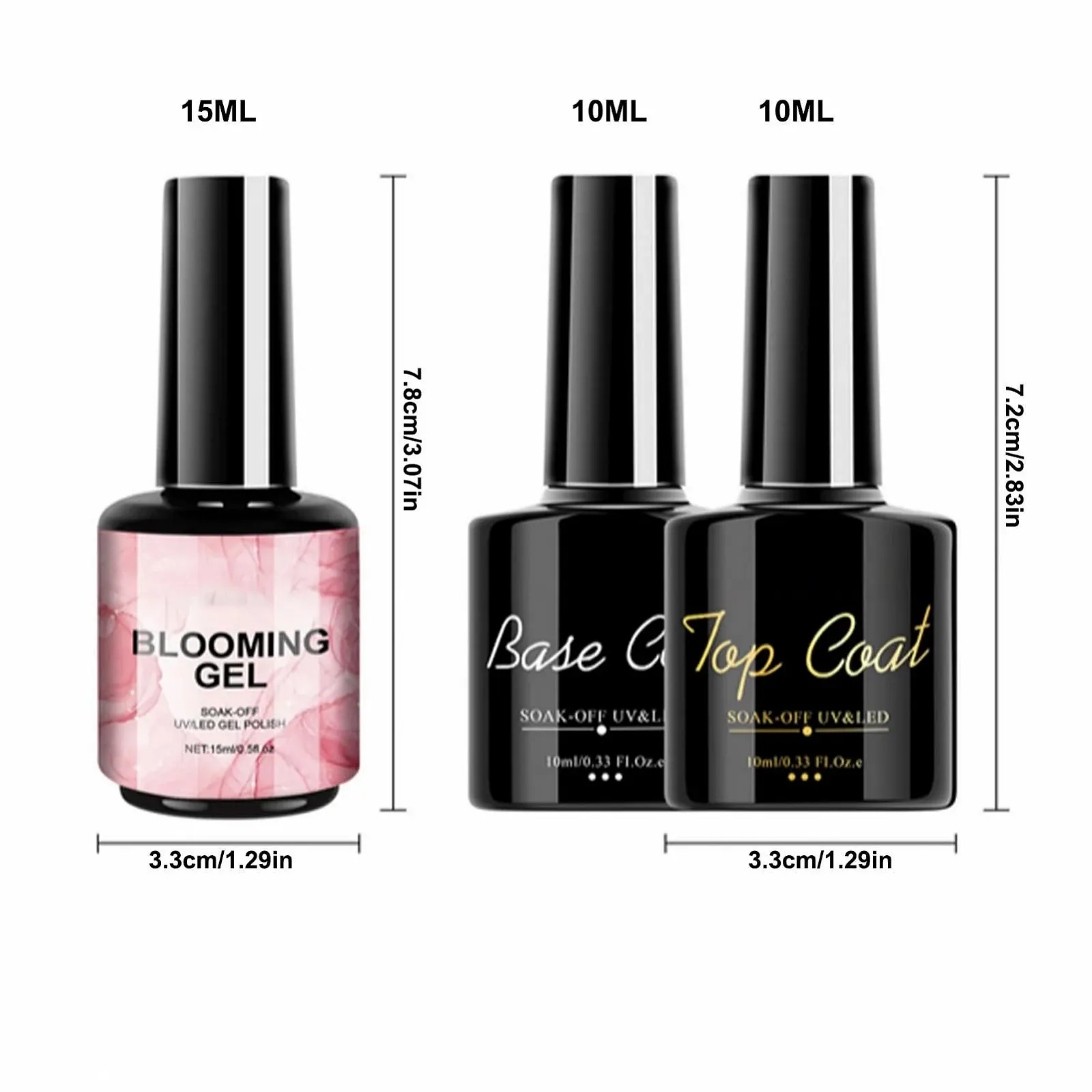 Гель-лак Гель в форме цветов Shine Finish Base Top Coat Blooming Gel, фото №6 Гель-лак Гель в форме цветов Shine Finish Base Top Coat Blooming Gel, фото №6