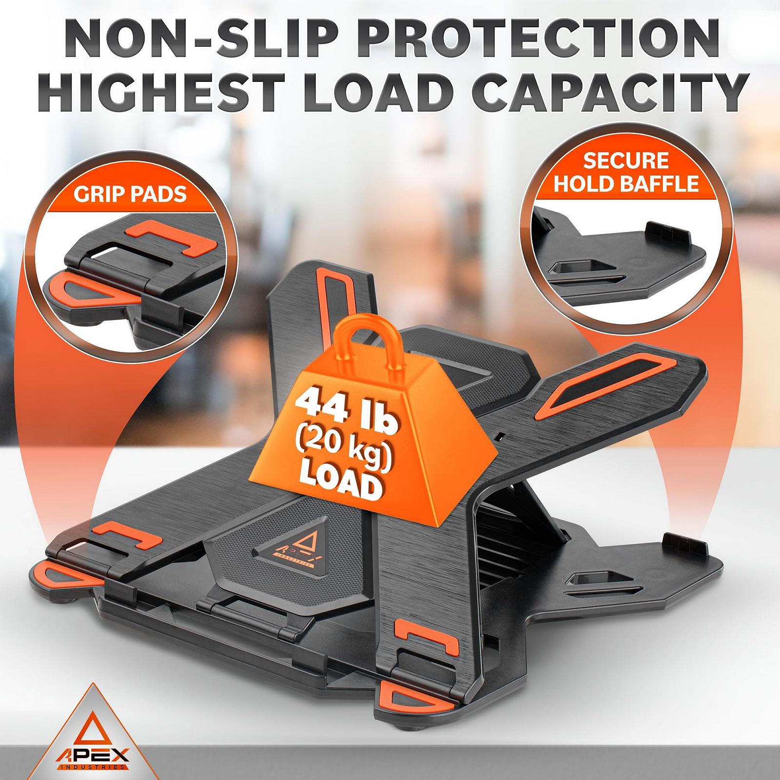 Подставка для ноутбука с держателем для телефона 360
Регулируемая подставка для ноутбука Совместима с 13"-17" ноутбуками и MacBook, фото №6