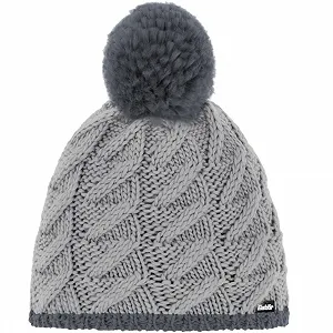 Шапка с помпоном детская Eisbär Asteria Антрацитовый серый 55 - Фото 1