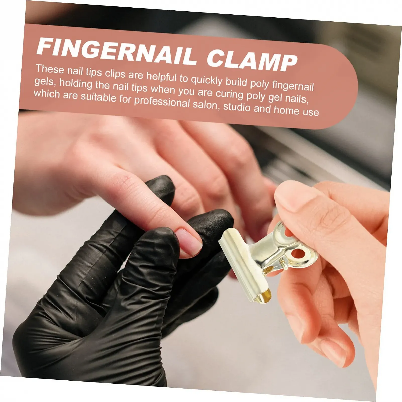 Кліпси OATIPHO для манікюру 12 шт. Рожеве золото, фото №3 Кліпси OATIPHO для манікюру 12 шт. Рожеве золото, фото №3