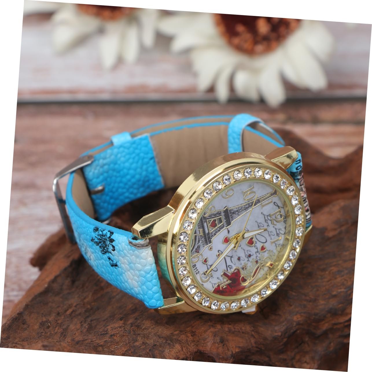 Часы VALICLUD Повседневные Женские Дизайн Сердце Стразы Регулируемый Ремешок, PU, стекло и нержавеющая сталь, Без драгоценных камней, фото №5 Часы VALICLUD Повседневные Женские Дизайн Сердце Стразы Регулируемый Ремешок, PU, стекло и нержавеющая сталь, Без драгоценных камней, фото №5