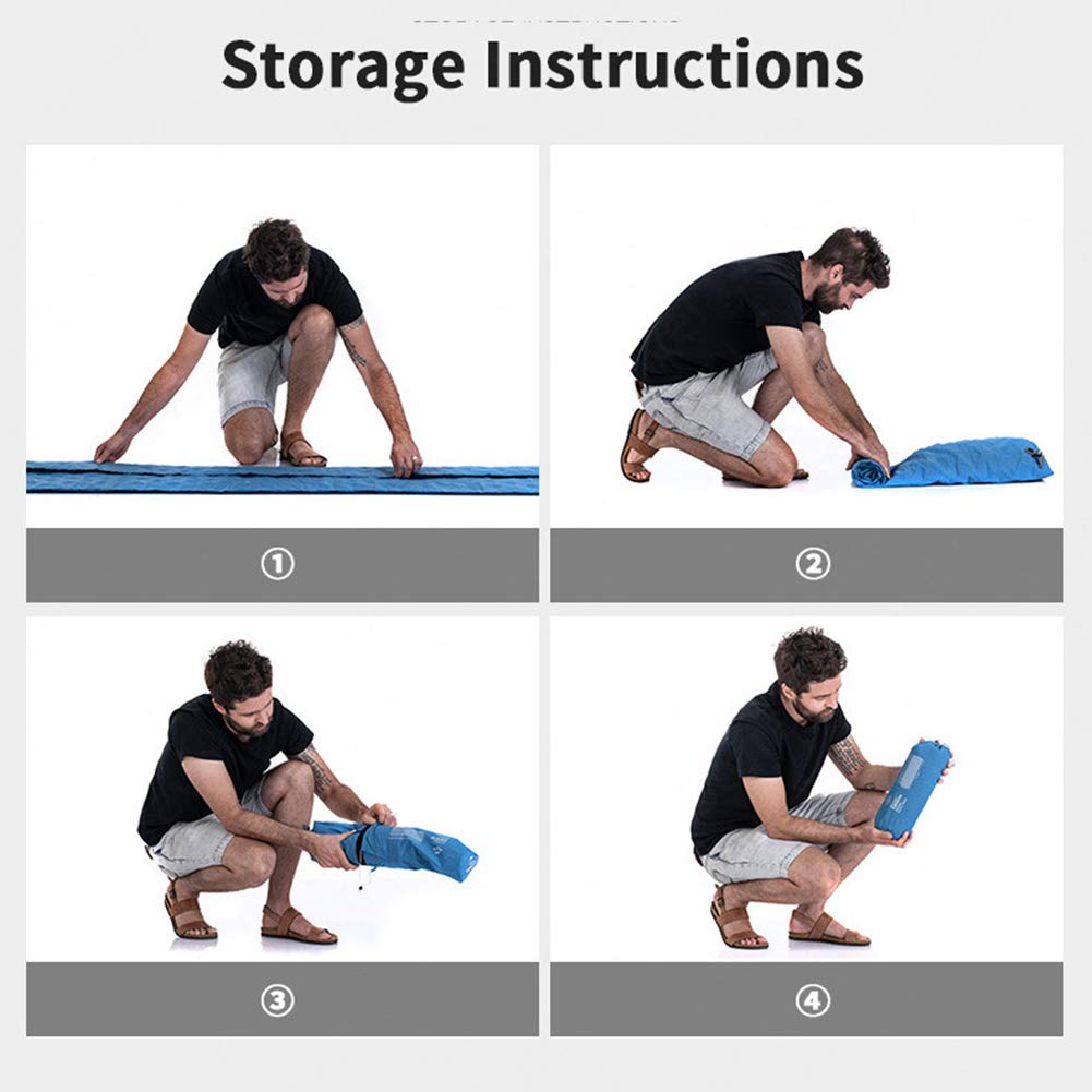 Матрас Quick Fill Air Camping Mat Серый, фото №7