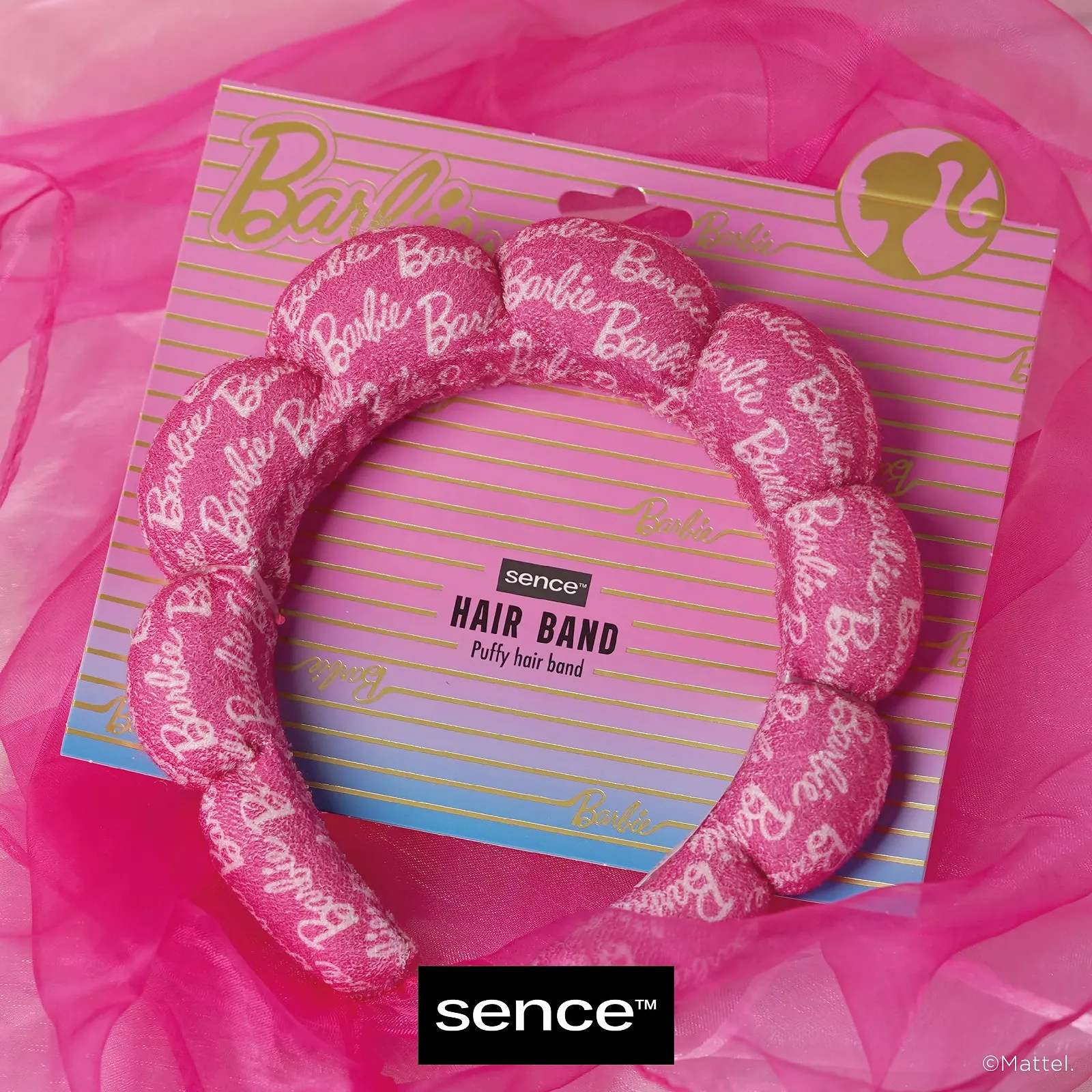 Обруч на голову Barbie Тканинна Рожевий, фото №9 Обруч на голову Barbie Тканинна Рожевий, фото №9