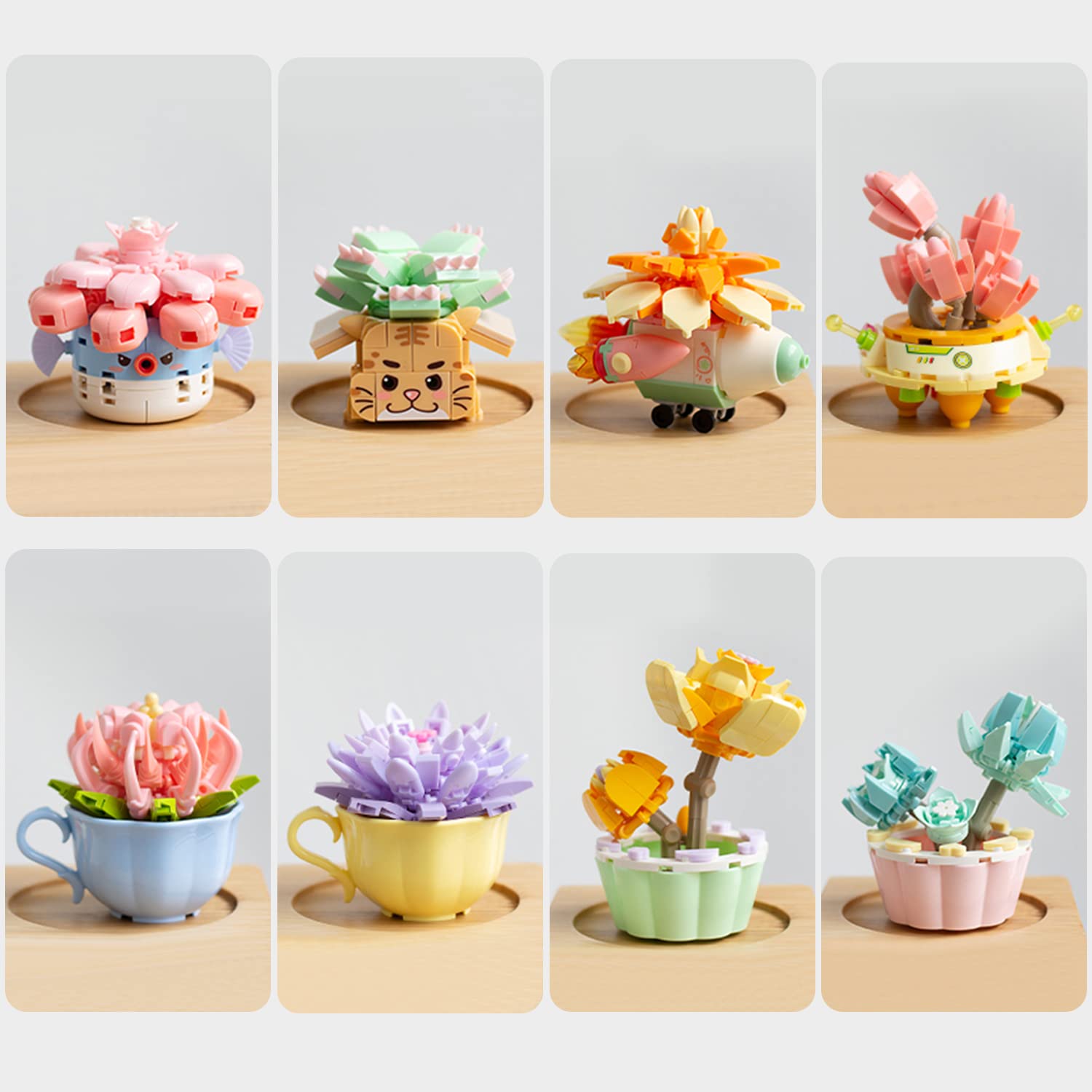 Конструктор MEIEST Mini Succulent Bonsai 6+, фото №5