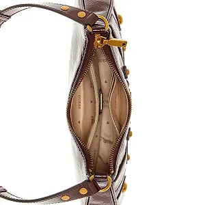 Сумка через плече GUESS Mintha Mini Top Zip Shoulder Bag жіноча, Claret synthetic.ua - Фото 1