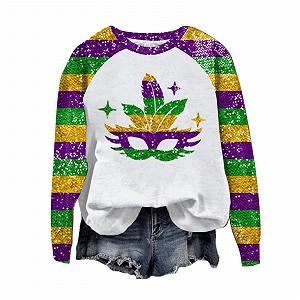 Женский Свитшот Generisch Винтажный принт Цветовые Вариации Оранжевый synthetic.ua - Фото 1