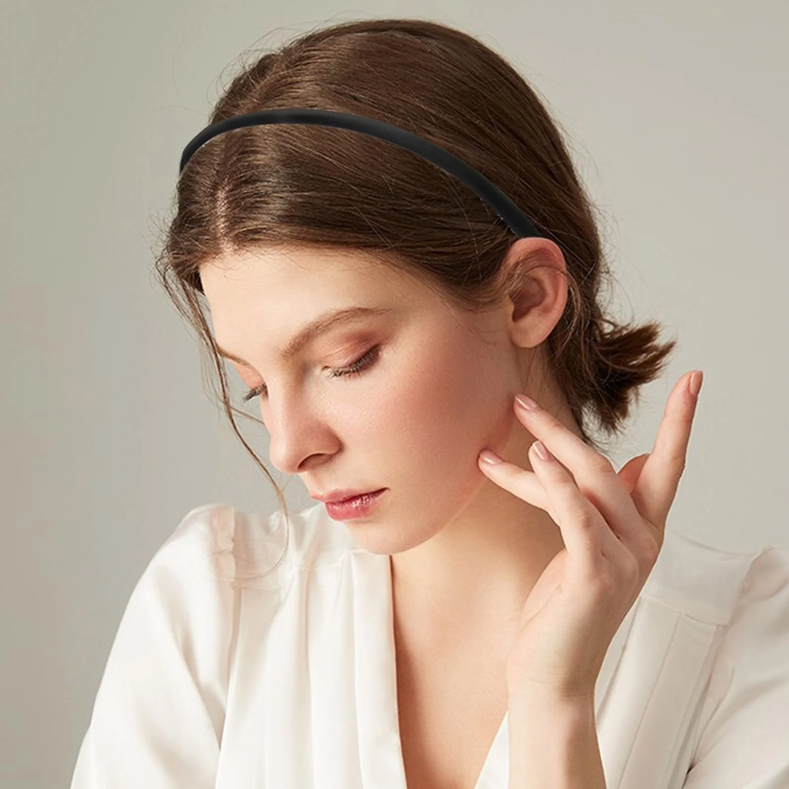 Набір обручів 30 шт, атлас, 1 см, фото №3