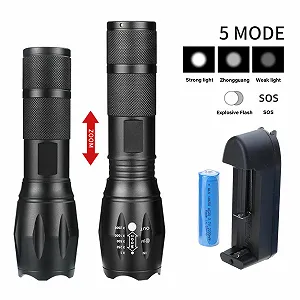 Маленький світлодіодний ліхтарик для кемпінгу, походів, скелелазіння, зовнішнього освітлення synthetic.ua - Фото 1