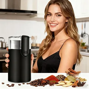 Кофемолка Электрическая из нержавеющей стали для кофейных зерен, продуктов, орехов synthetic.ua - Фото 1