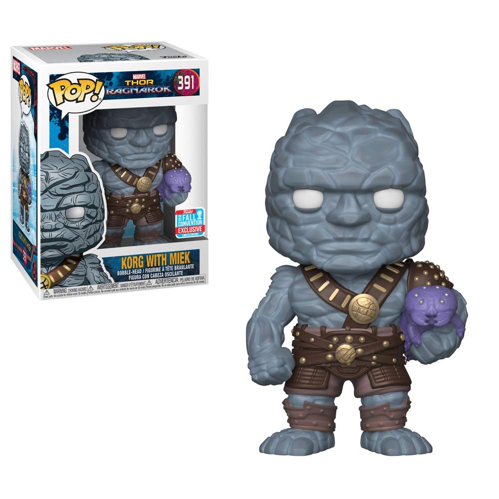 Фигурка Funko POP! Marvel Thor Ragnarok Корг с Миеком Multi, фото №1