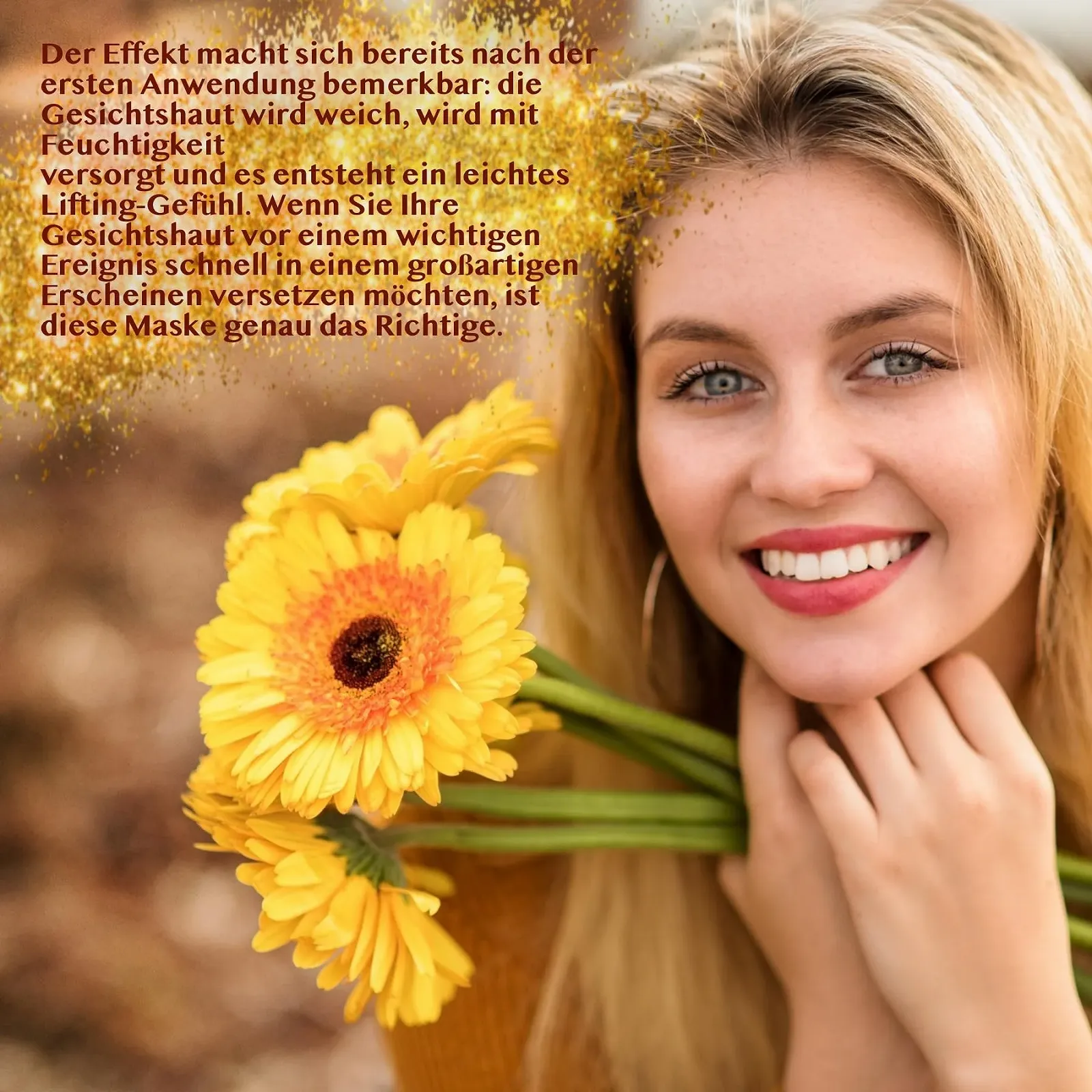 Гелева Маска для Обличчя Crystal Collagen Gold 24k Антивікова Гелева Маска (Упаковка 20 шт.), фото №7