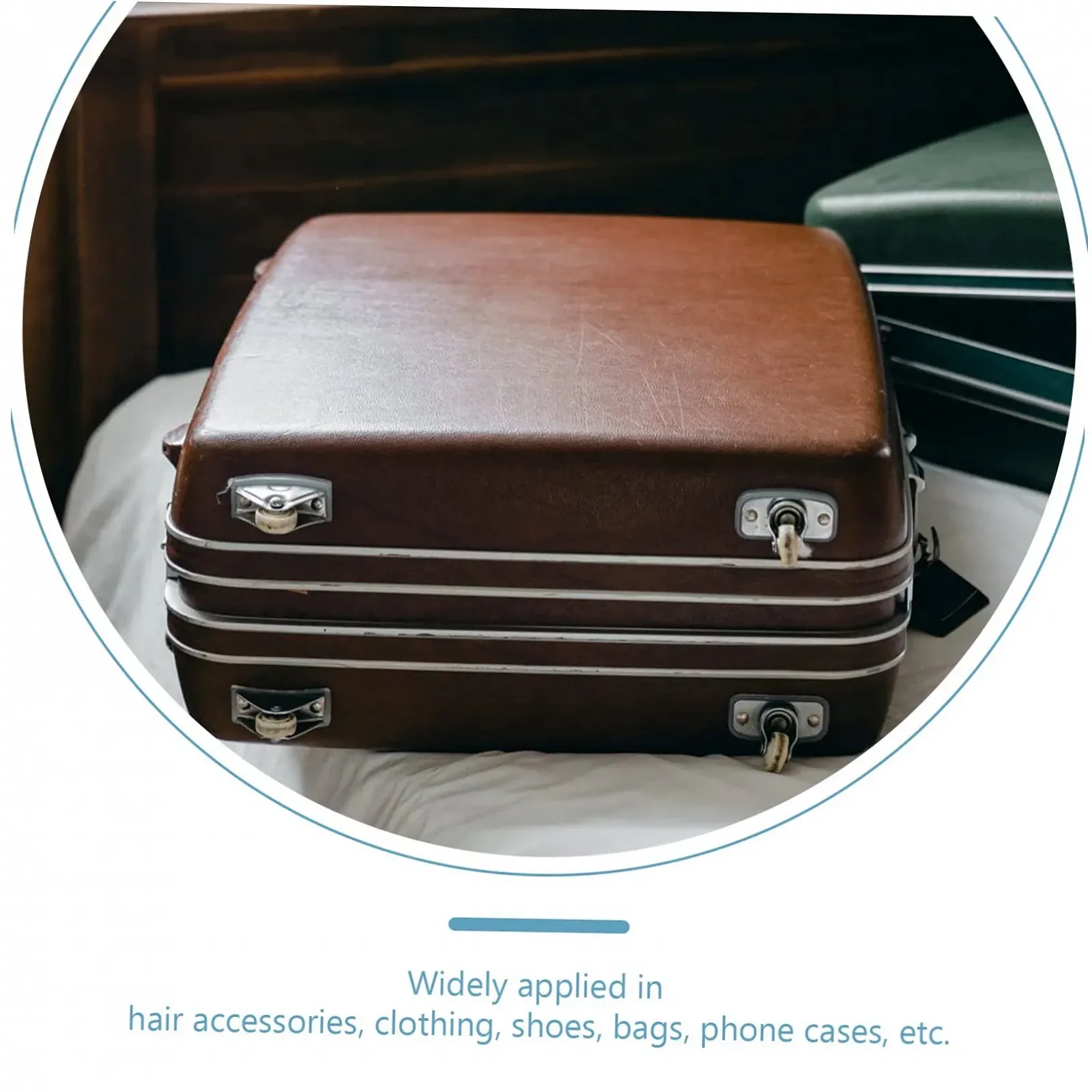 Набор страз для рукоделия Павлин 3 шт. Стразы крупные Пришивные для скрапбукинга Аксессуары для одежды, фото №5