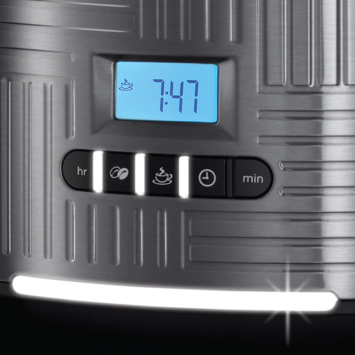 Кофеварка капельная Russell Hobbs Geo 1000 W 1.5 L Grey, фото №3