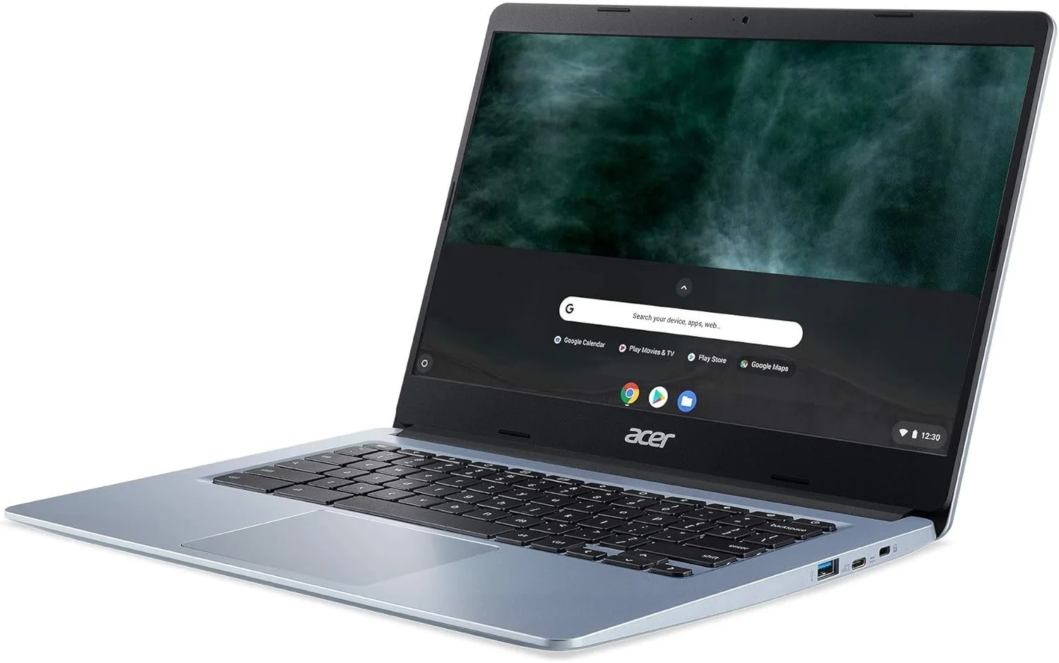 Ноутбук 14'' Acer Chromebook 314 (CB314-3H-C2DN) Intel Celeron N4020 RAM 4GB eMMC 64GB 12.5год батарея ChromeOS (UKR), фото №3