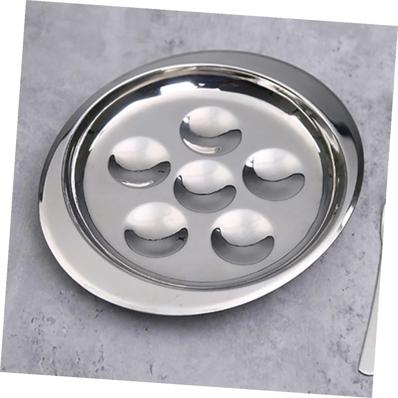 Форма для запекания улиток TOYANDONA 2 шт. из нержавеющей стали на 6 отверстий термостойкая, фото №5