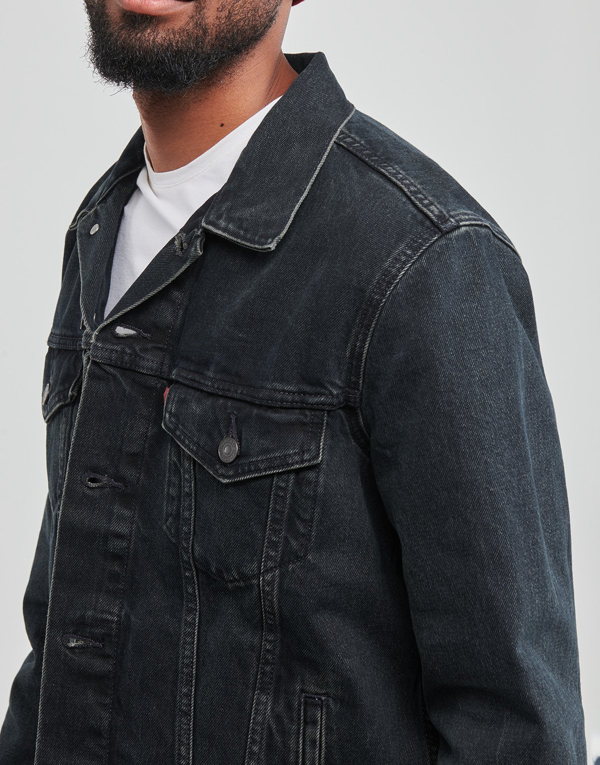 Мужская куртка Levis - The Trucker Jacket Blue Black Trucker  - L, фото №2