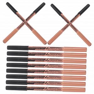 Олівець для брів Fräulein Дерево Подвійний наконечник Набір з 12 штук - Фото 1