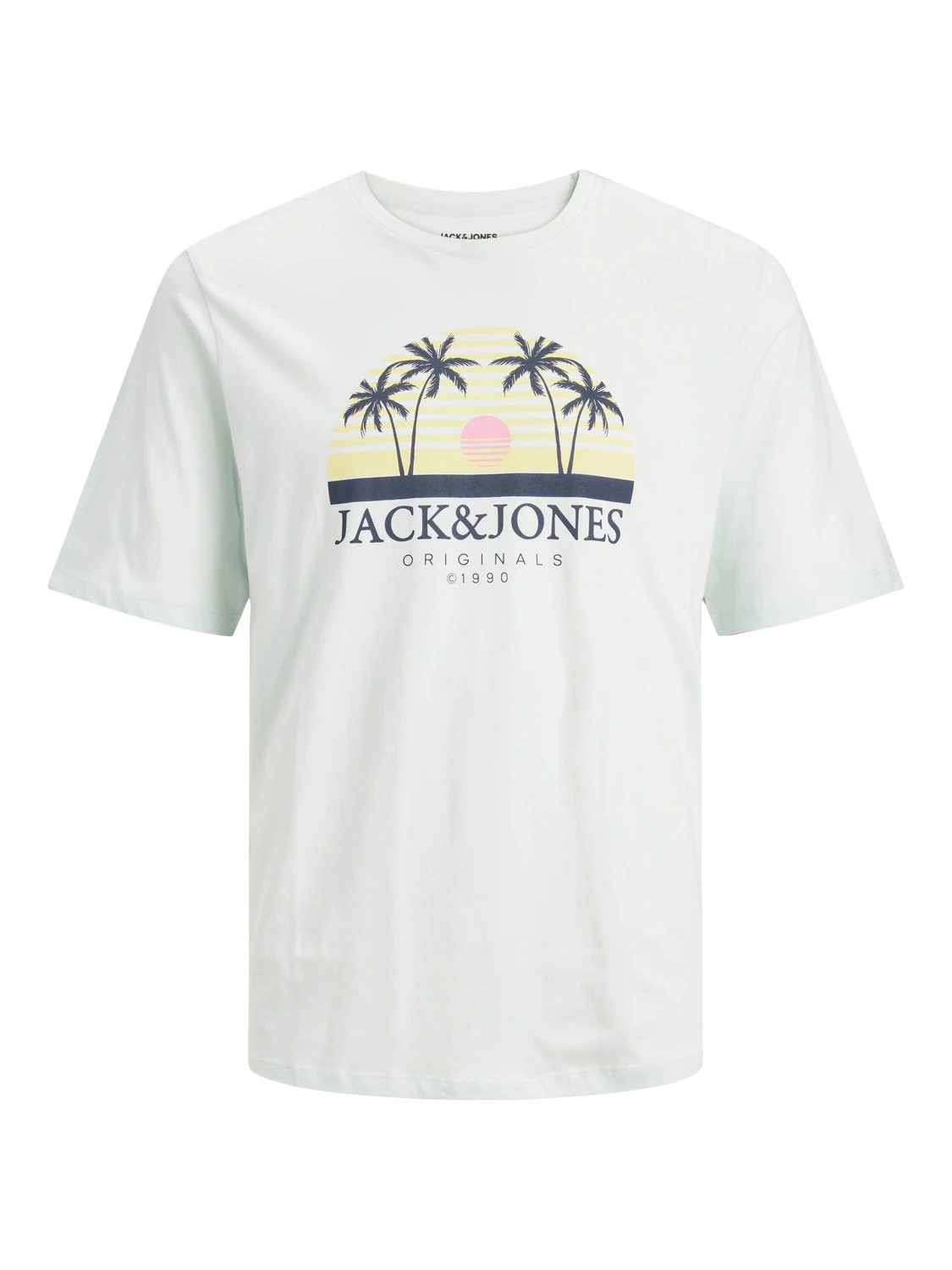 Футболка JORCODY SUMMER TEE SS CREW NECK 12235154-Pale Blue Jack&Jones Фісташковий XL, фото №5
