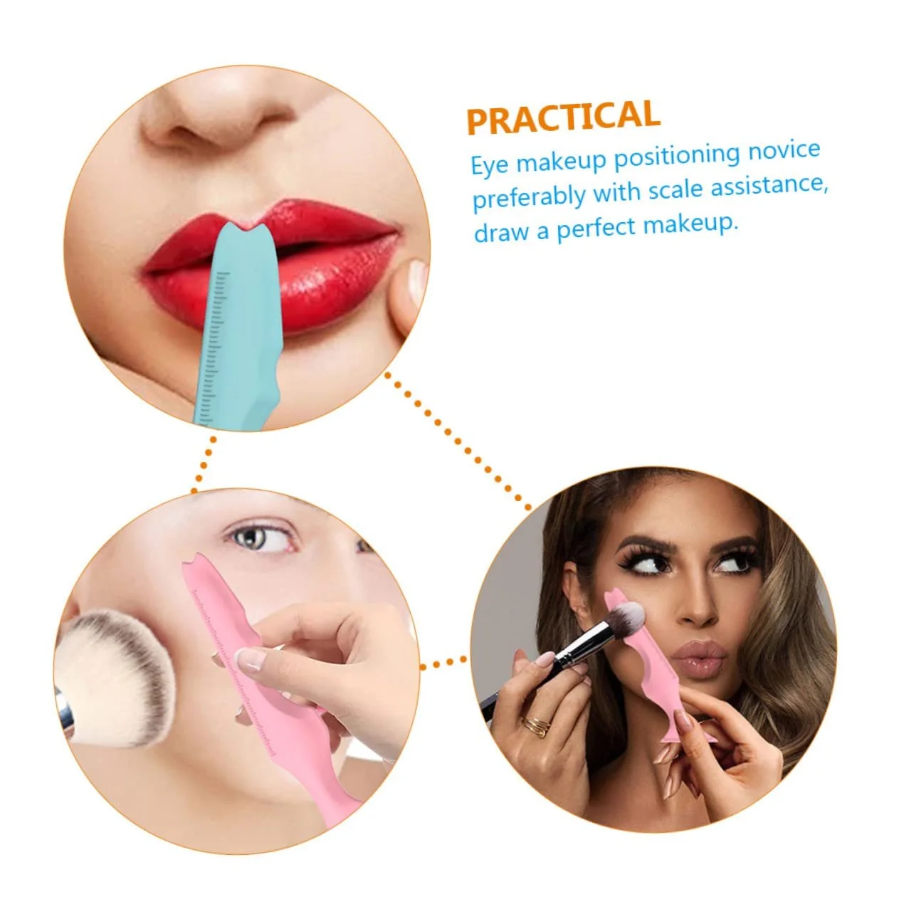 Трафарет для макіяжу Beaupretty 8 шт. Силіконова, фото №7