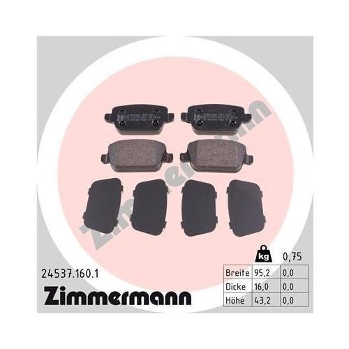 Гальмівний диск ZIMMERMANN COAT Z 250.1353.20 для FORD VOLVO VOLVO (CHANGAN), фото №6