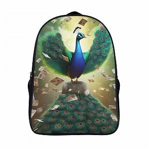 Ранець RSIUUODNF Peacock 40x28x16см - Фото 1