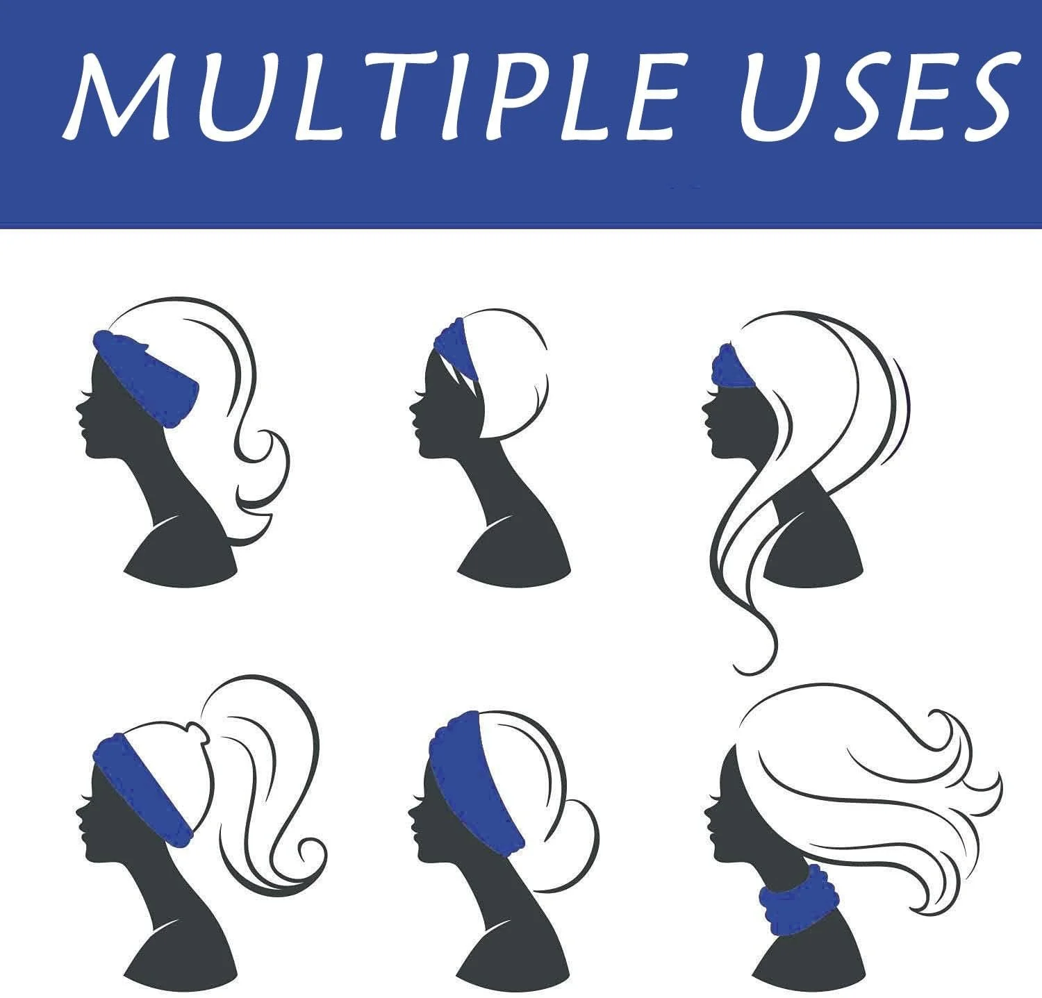 В'язана Пов'язка на Голову для Зими, фото №7 В'язана Пов'язка на Голову для Зими, фото №7