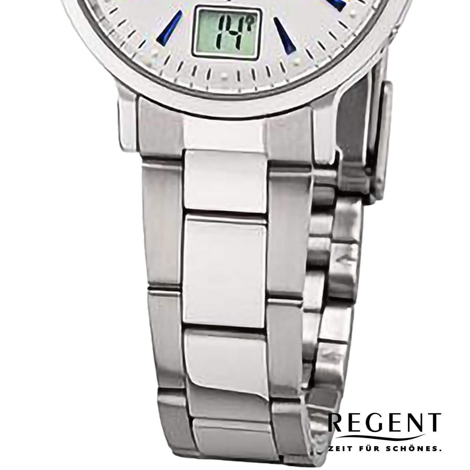 Женские часы Радио REGENT Металлический ремешок FR 267, Серебряный / серебряный, Браслет, фото №3 Женские часы Радио REGENT Металлический ремешок FR 267, Серебряный / серебряный, Браслет, фото №3