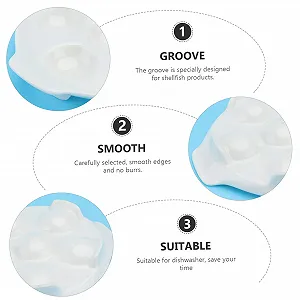 Форма для запекания улиток 1 шт керамическая белая synthetic.ua - Фото 1