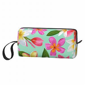 Косметичка Aquarell Tropische Blumen Blumen Plumeria, дорожня, портативна, органайзер synthetic.ua - Фото 1